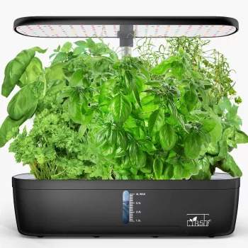 Indoor Hydroponic Garden System: Herbs & Greens Year-Round