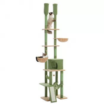 Cactus Floor-to-Ceiling Cat Tower: Setup & Tips