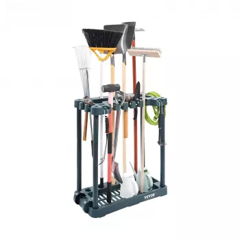 10-Slot Tool Organizer: Heavy-Duty Garage Wall Storage
